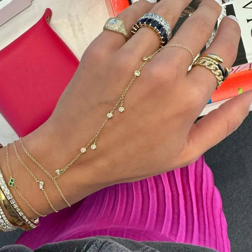 Radiance | Gold-Plated | Adjustable with CZ Stones