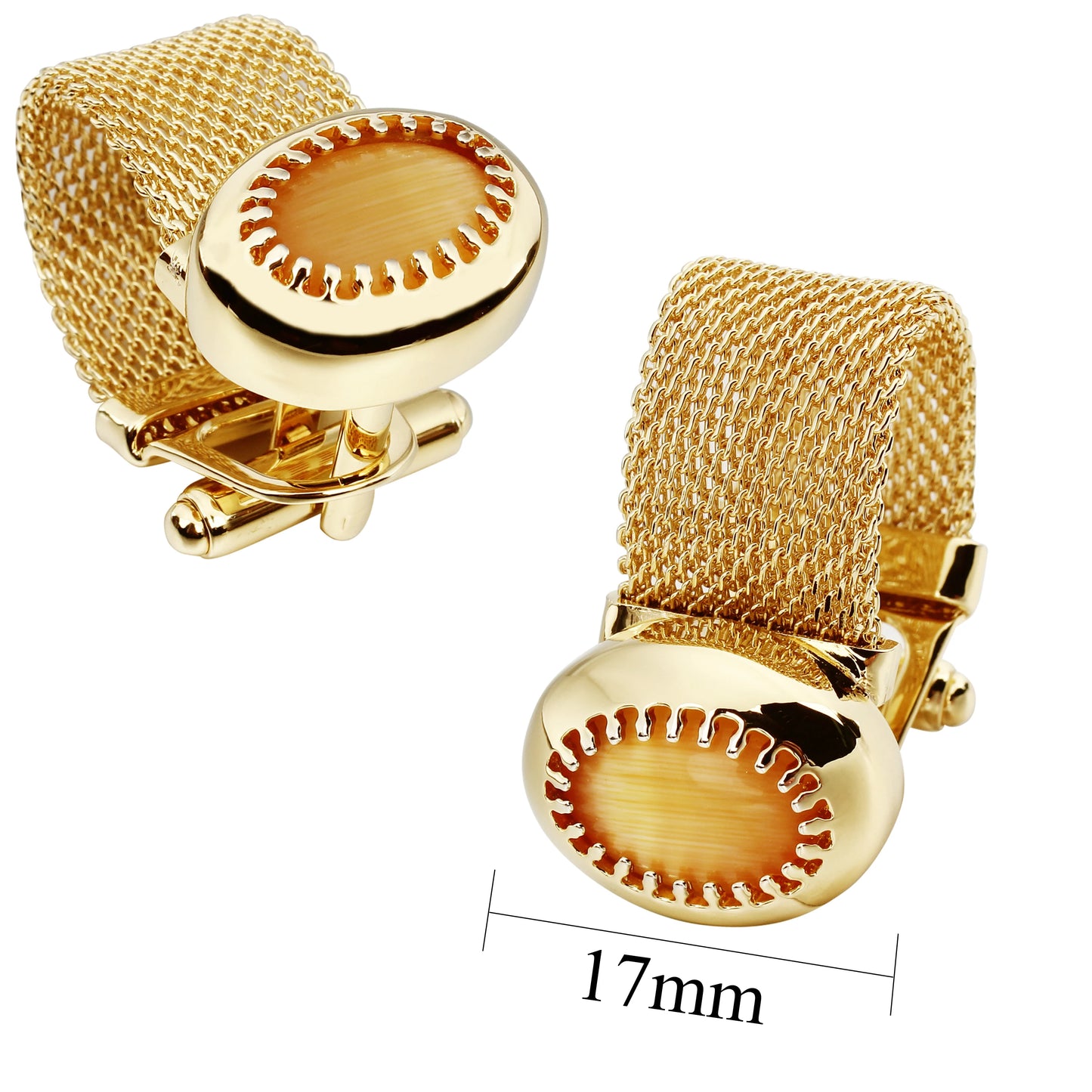 Luxcaton | Gold-Tone with Cat’s Eye Stone