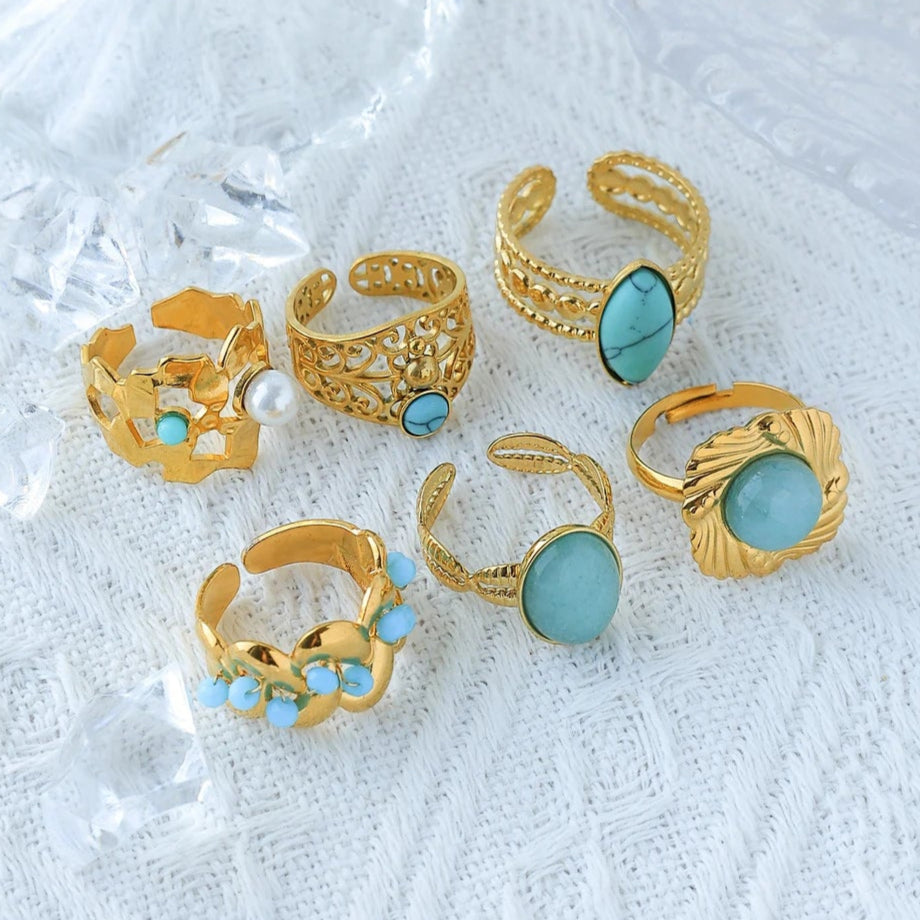 Turévia | Golden Bloom. Timeless Turquoise.