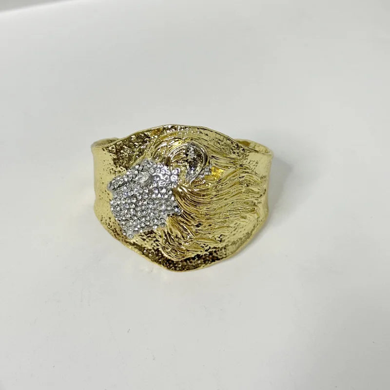 Leontius | Gold & Silver | Lion Head Motif