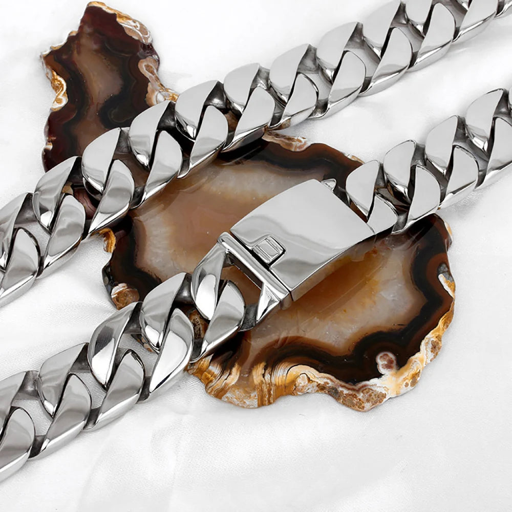 Cúbanoir | 18K Gold-Plated | 32mm Cuban Link