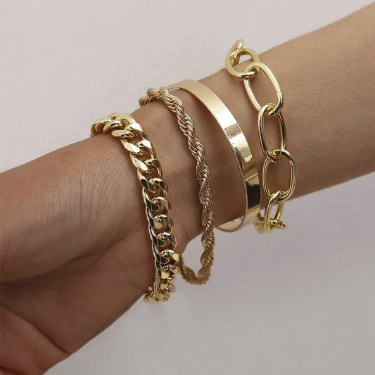 Aurelia | 14K Gold-Plated | Bracelet Set