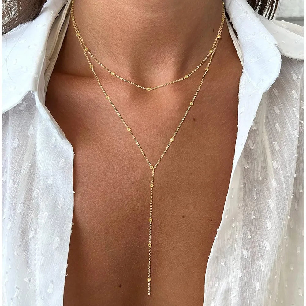 Éloria | Dainty Y-Lariat Elegance