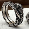 Serpenta Ring — Sculpted Italian Silver