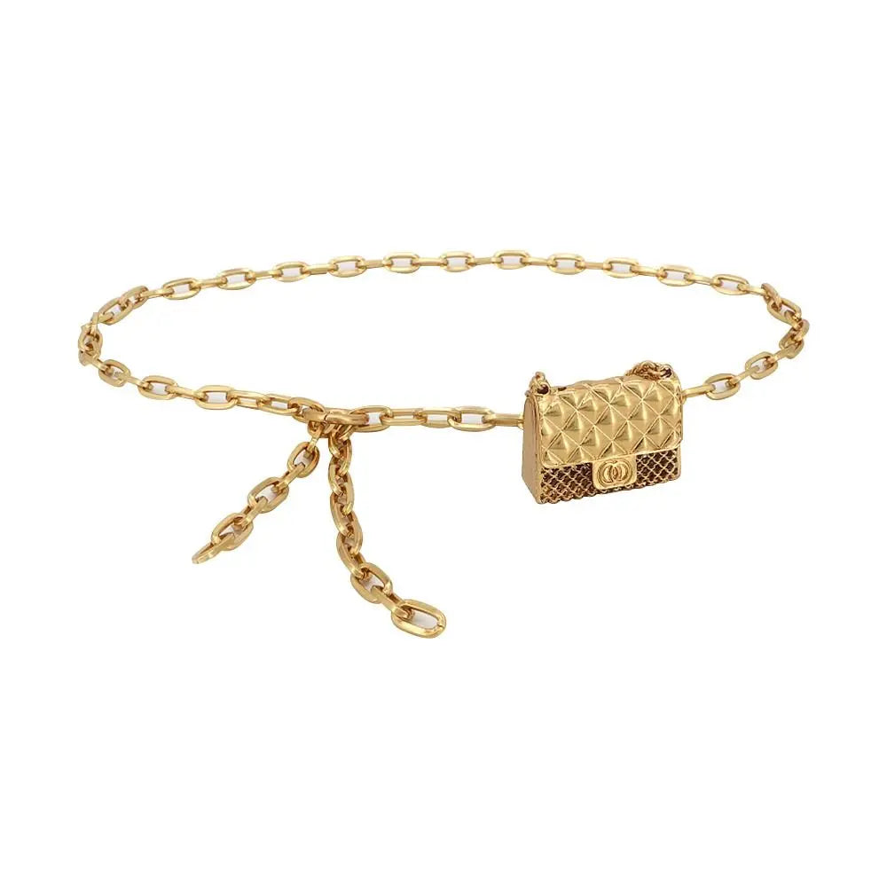 Chânelis | Bold Golden Waist Chain
