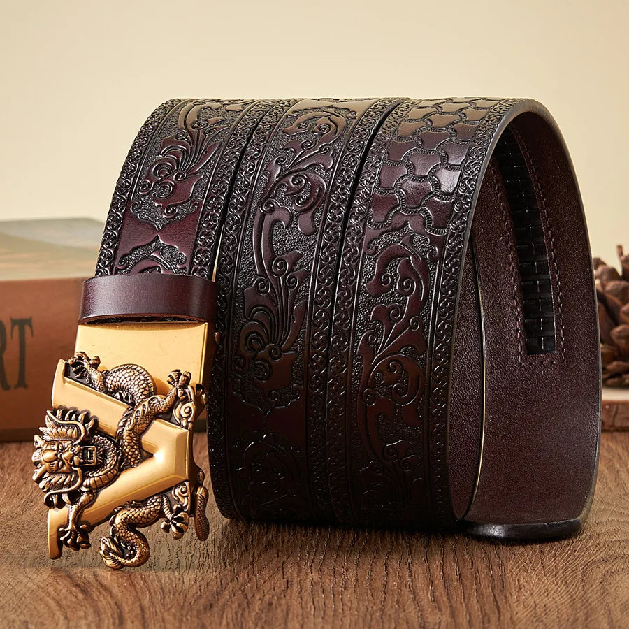 Dracovia | Dragon V Gold Buckle Belt