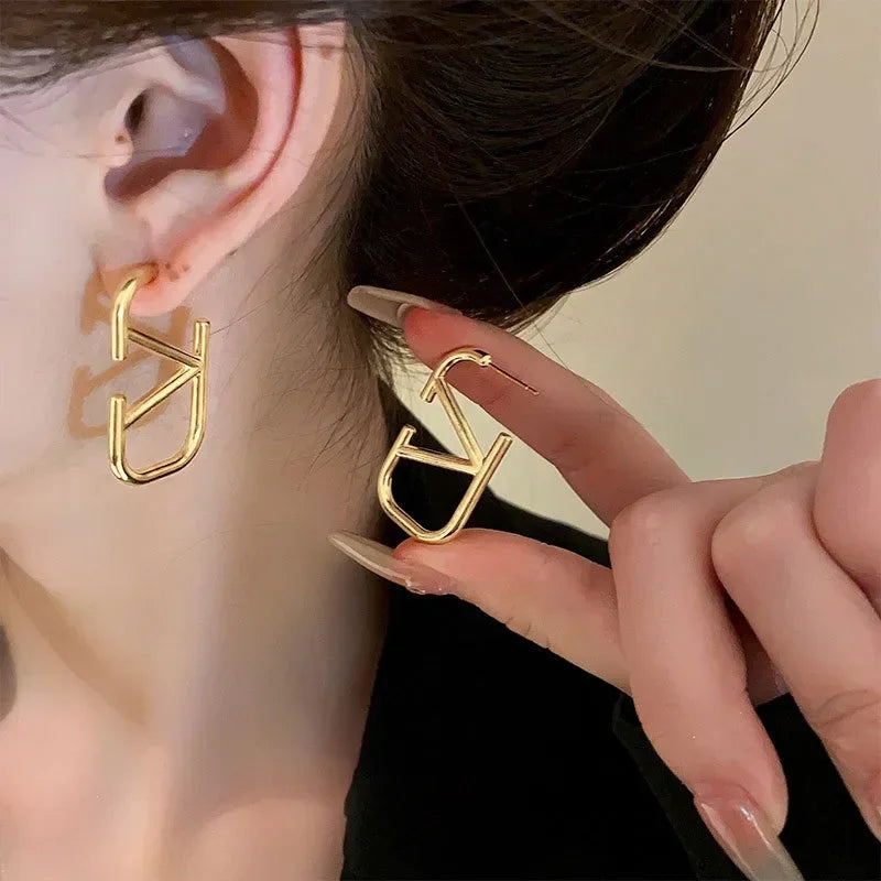Arkevia | VELTORI V-Shape | Rhodium / Gold Plated