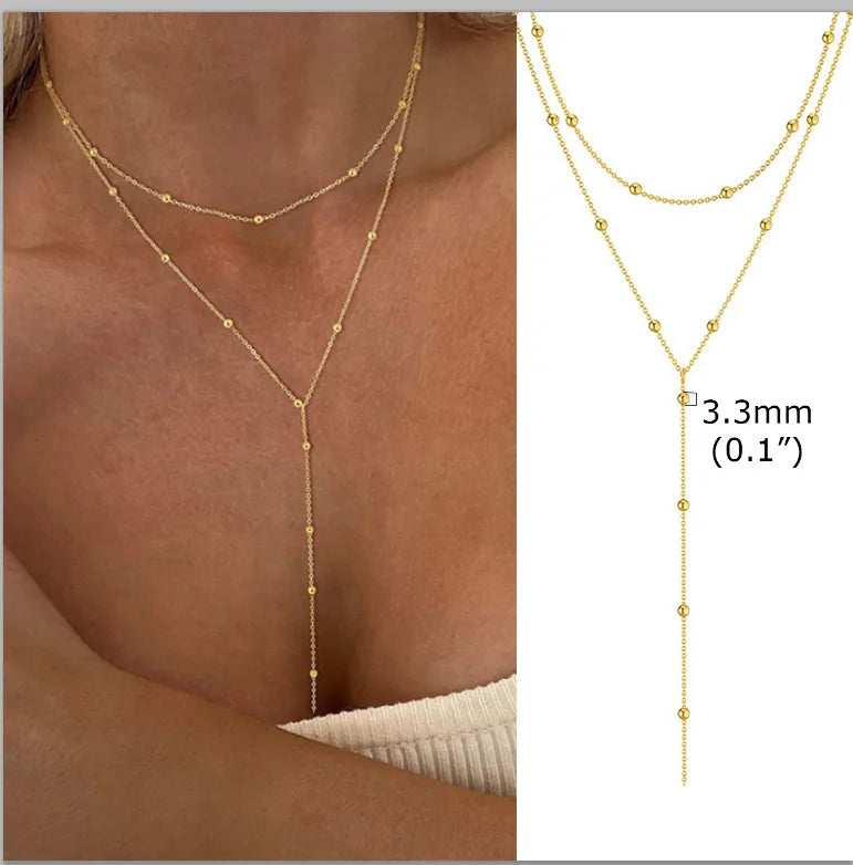 Éloria | Dainty Y-Lariat Elegance