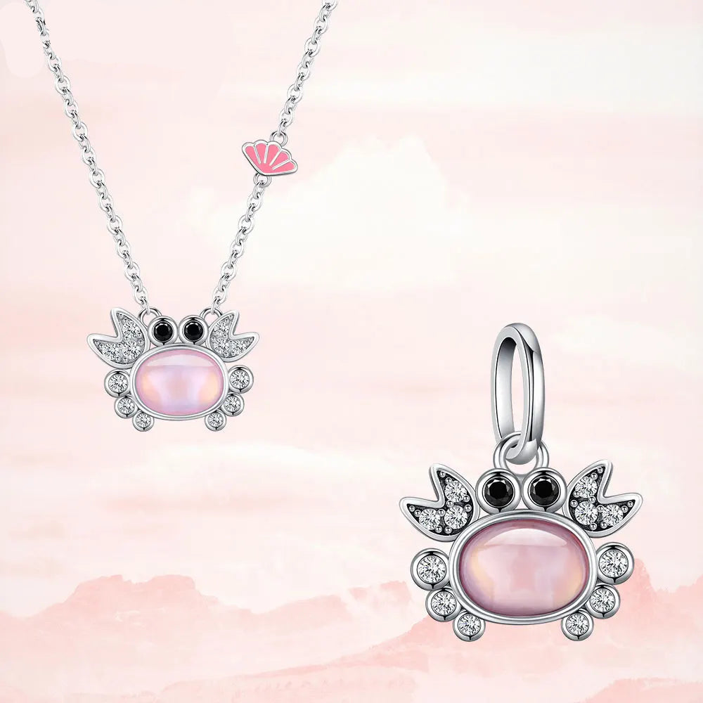 Maris Charm | Sterling Silver Crab Pendant