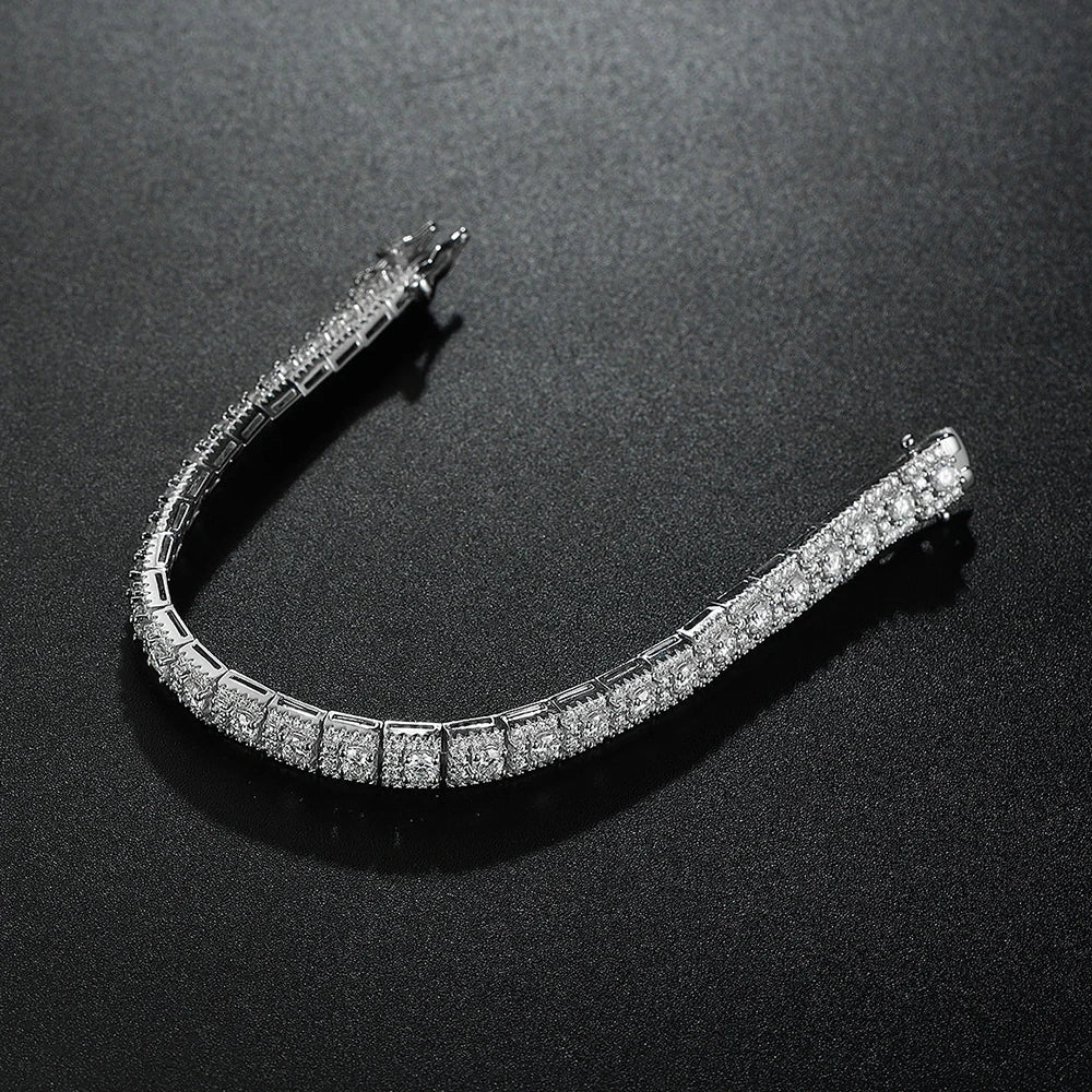 Lumora Tennis | 925 Gümüş | Tam Moissanite