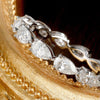Étoile Éternelle — Pear Moissanite Band
