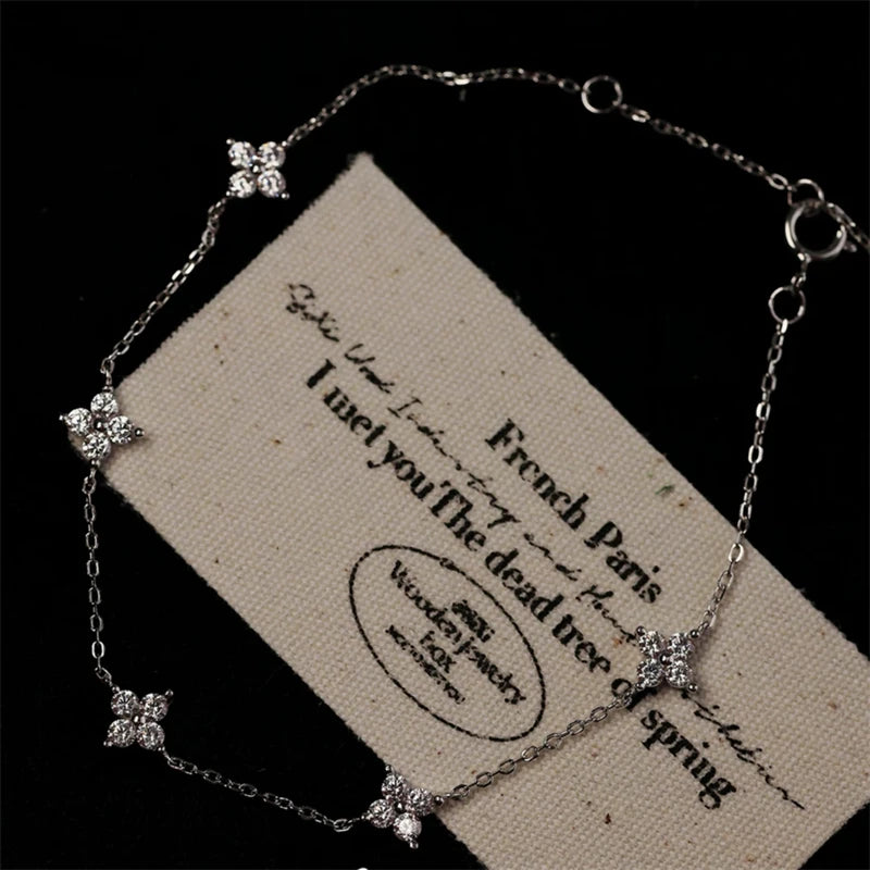 Stellara | Rhodium-Plated | CZ Star Bracelet