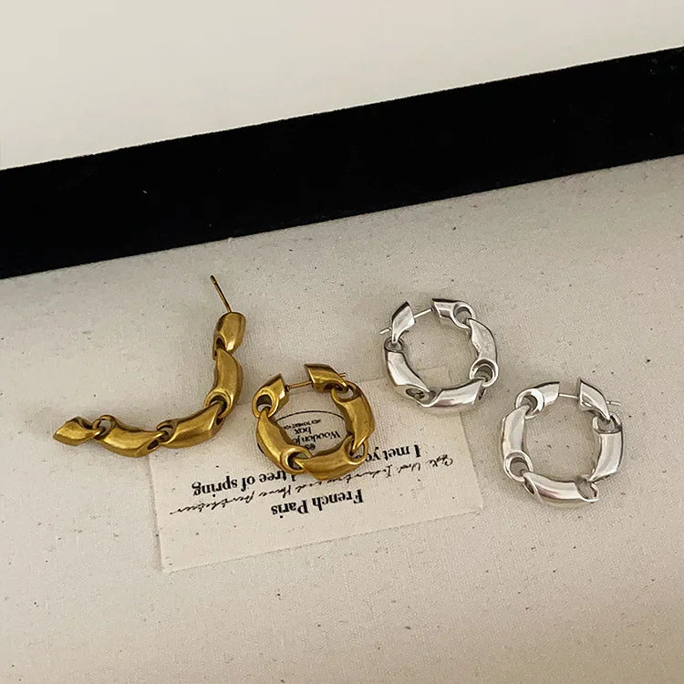 Châinelisse | Vintage Chain Hoops