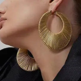 Auréline | Radiant Woven Hoops