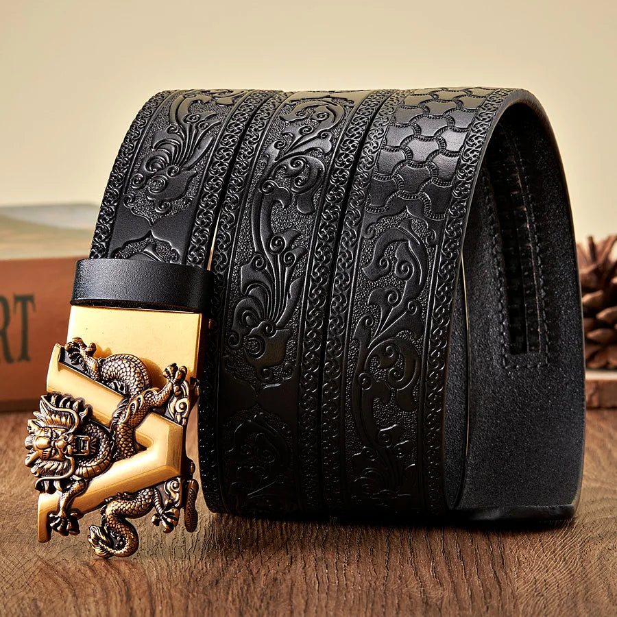 Dracovia | Dragon V Gold Buckle Belt