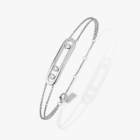 A luxury Move Uno bracelet  on a white background