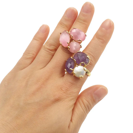 Trévoia | Trio of Stones in Gold