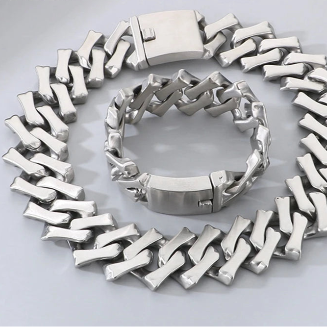Ferrosé | 316L Stainless Steel | 32mm Bold Chain Set