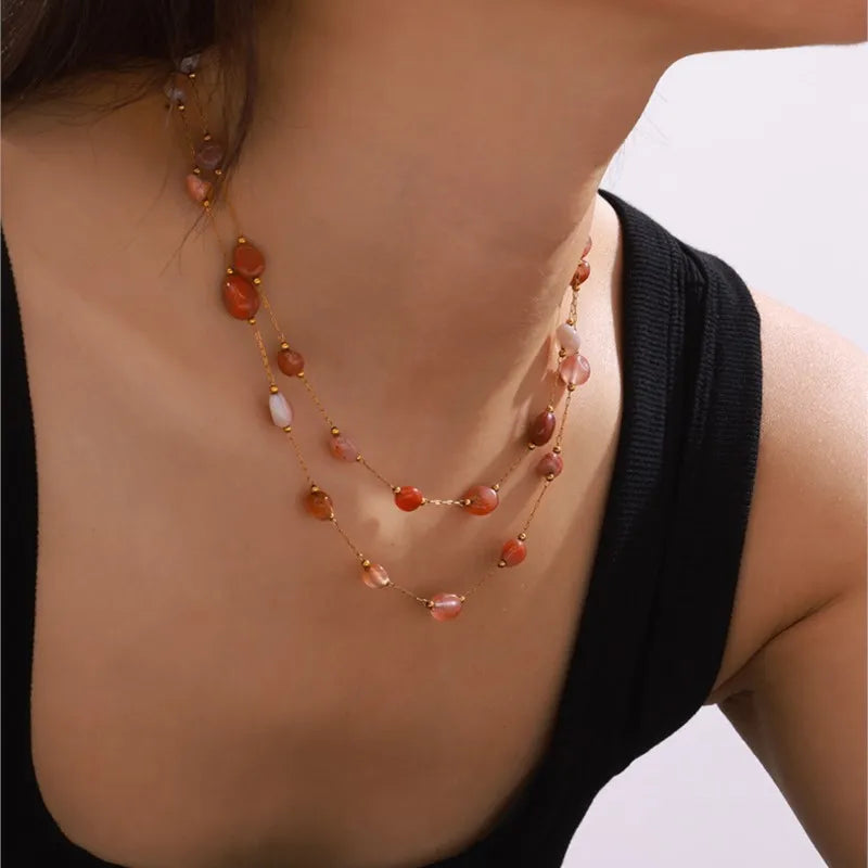 Aurevara | Natural Agate Glow