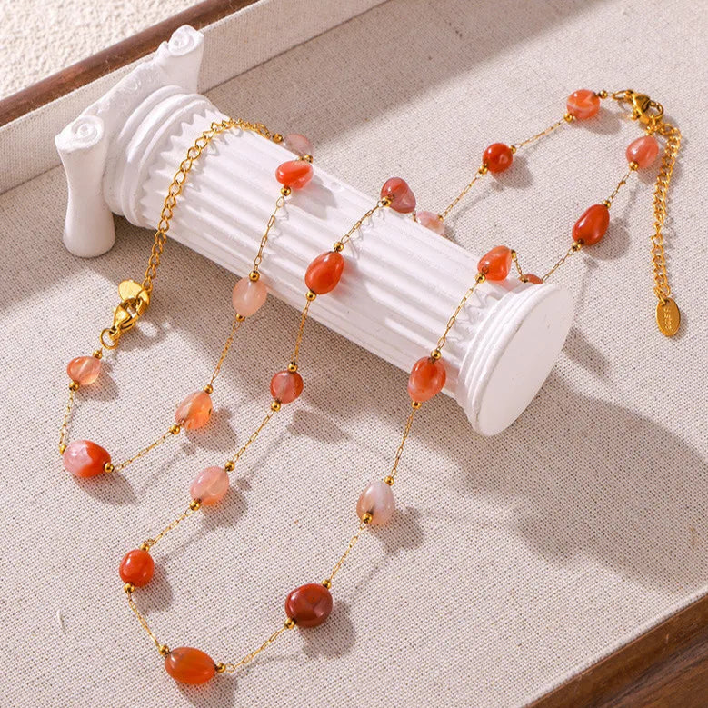 Aurevara | Natural Agate Glow