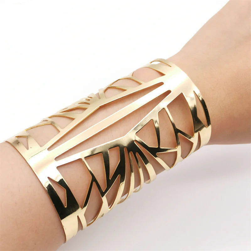 Zylaris | Gold-Plated | Sculptural Cuff