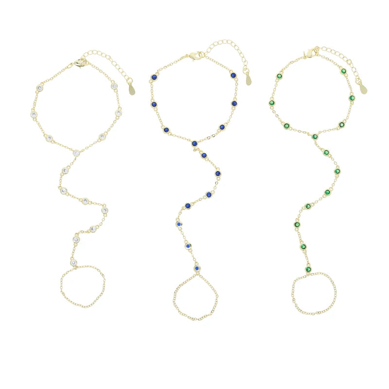 Prism | 18K Gold-Plated | Adjustable with CZ Stones