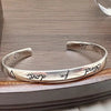 Blind For Love bangle — Oxidized İtalyan 925 Silver