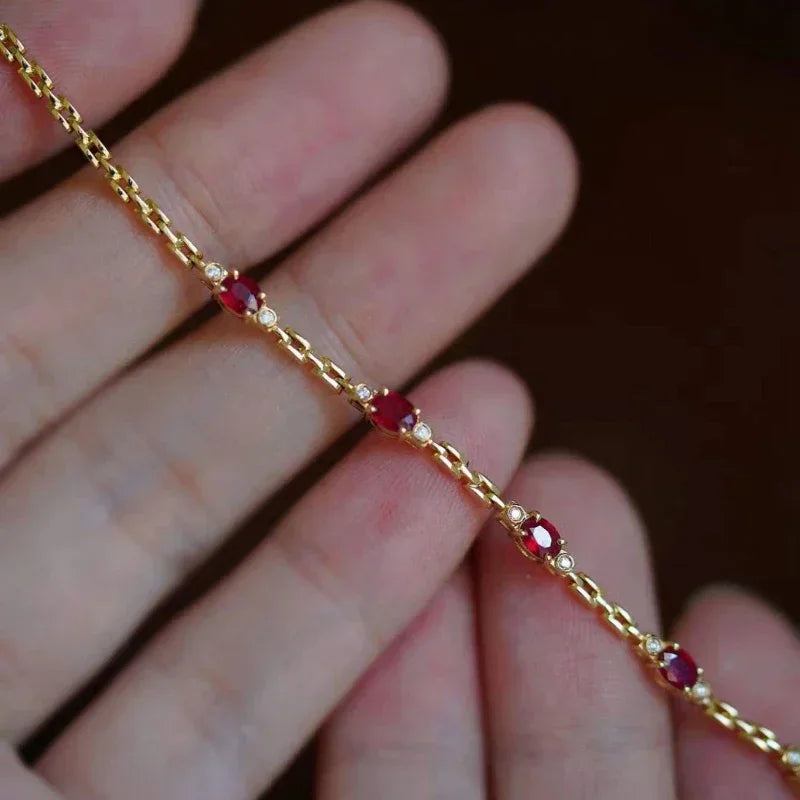 Rubissence | 18K Gold-Plated | Ruby Glow