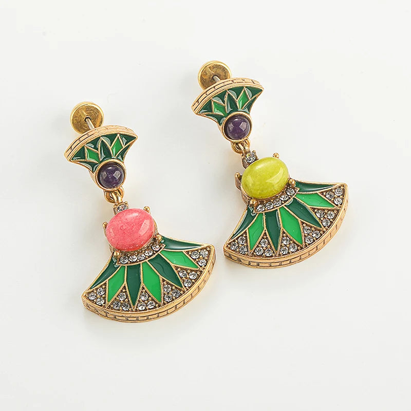 Fanoura Jewelry Set | 24K Gold Plated | Baroque Pearls & Agate