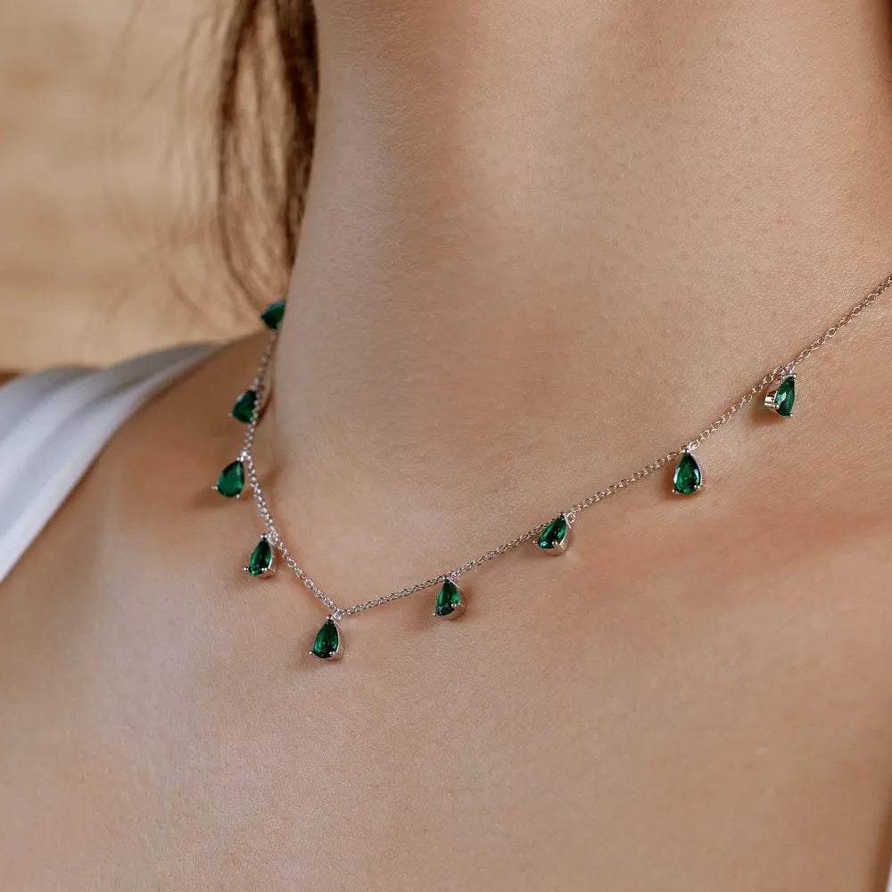 Teardrop Glow | 925 Silver | Zircon Brilliance
