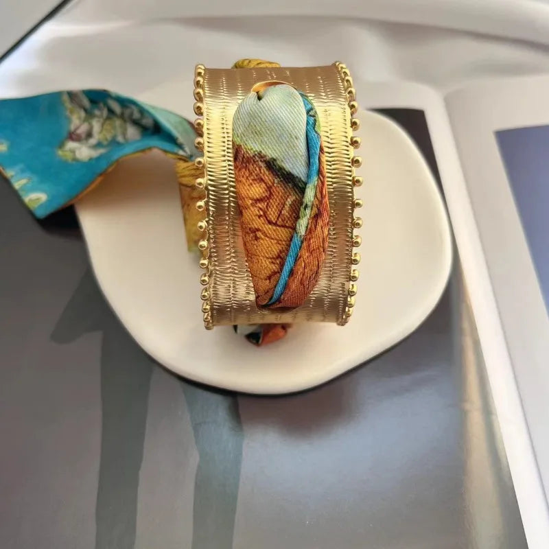 Artevine | Altın Van Gogh Cuff