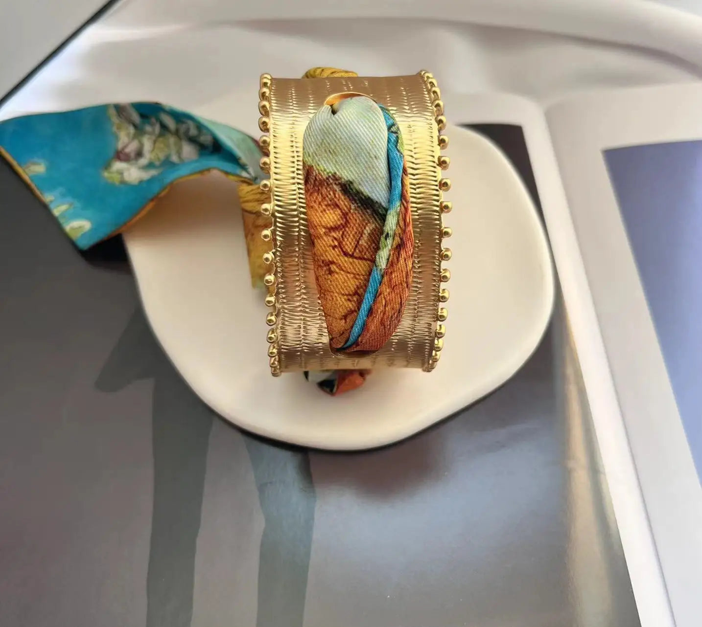 Artevine | Altın Van Gogh Cuff