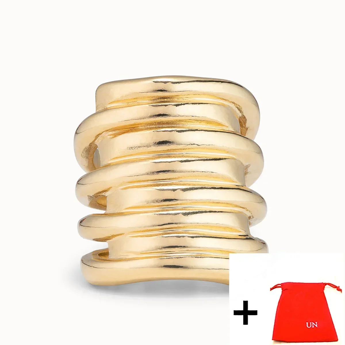 Auravé | 14K Gold | Irregular Sculptural