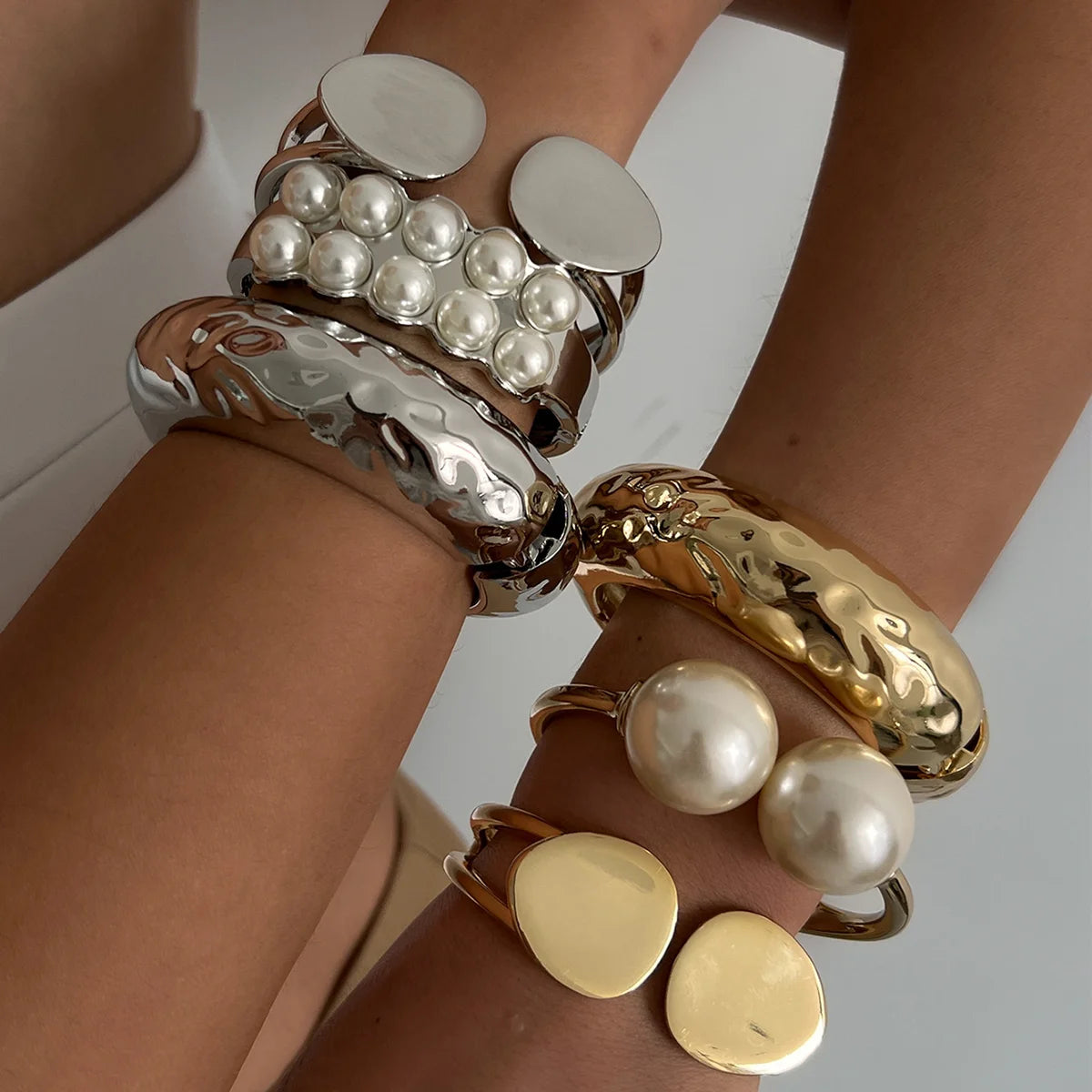 Bravura | Gold & Silver | Bold Cuffs