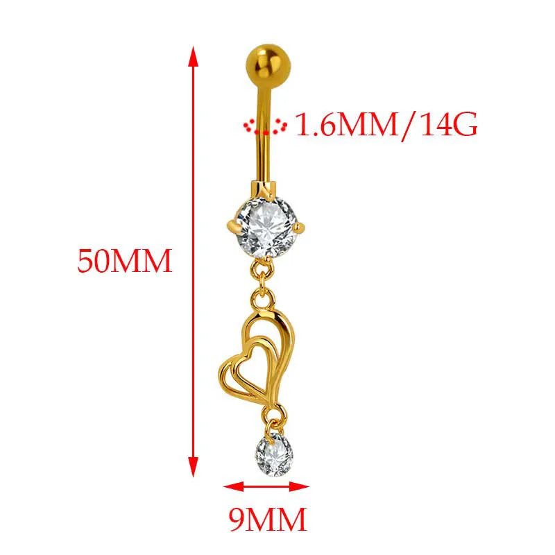 Lunéra | Celestial Crystal Belly Rings