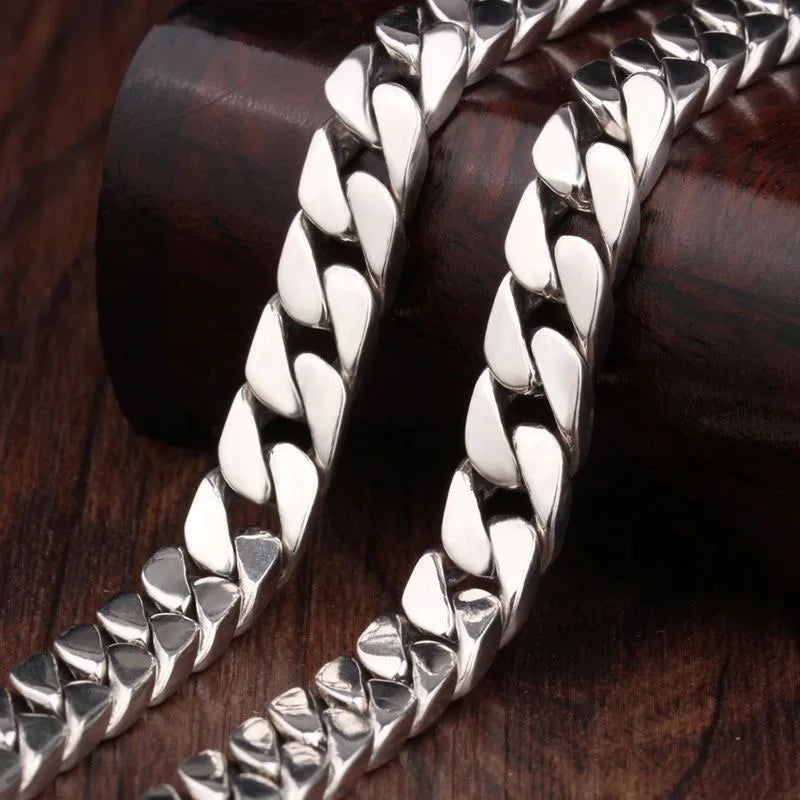 RAZEK | 925 Ayar Gümüş Punk 8MM Kutu Kilitli