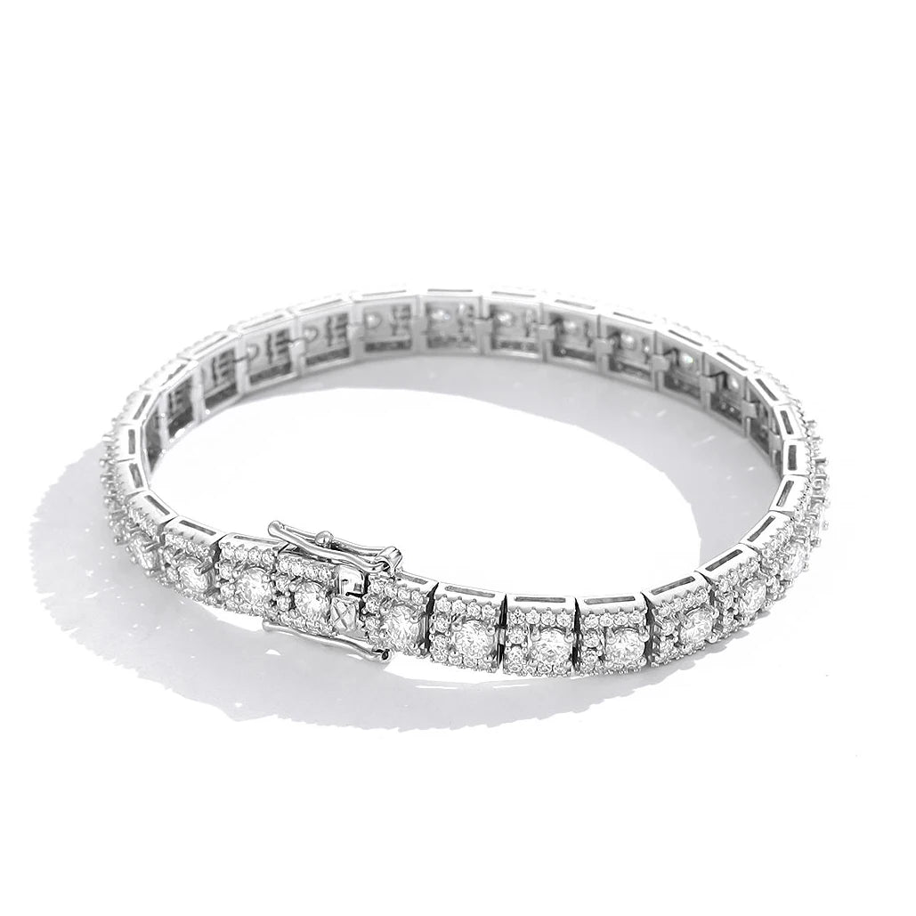 Lumora Tennis | 925 Gümüş | Tam Moissanite