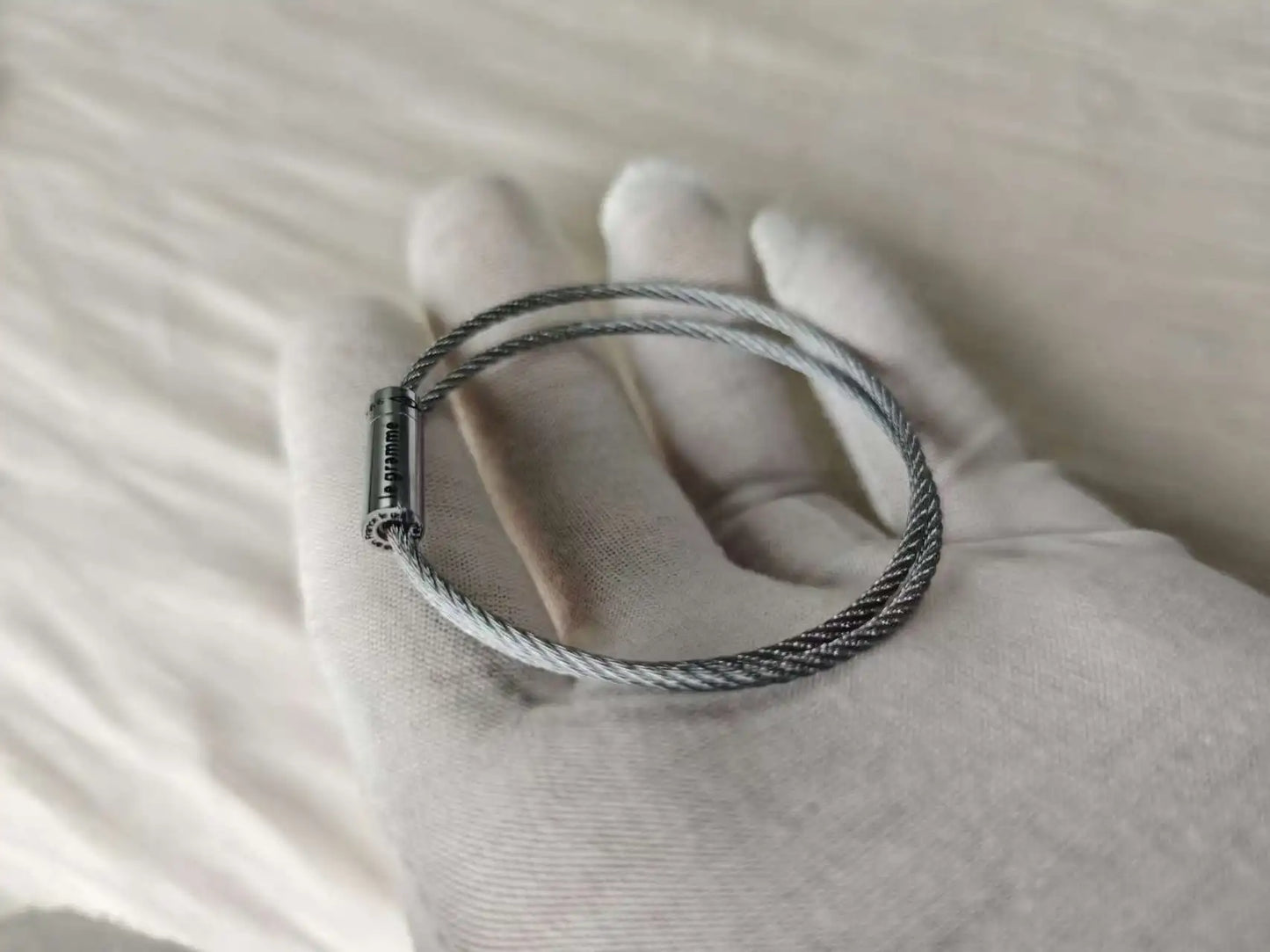 Bisligné | Silver Double-Layer with Screw Clasp