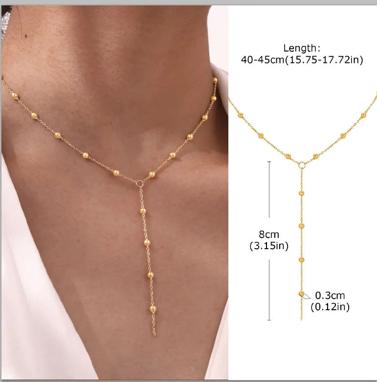 Éloria | Dainty Y-Lariat Elegance