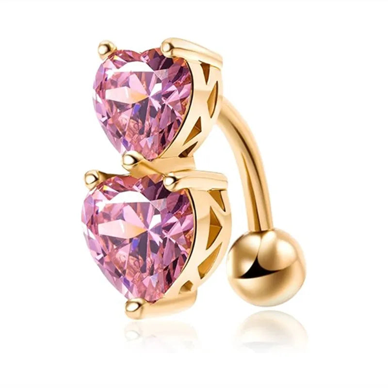 Aurivelle | 29 Crystal Belly Ring Styles