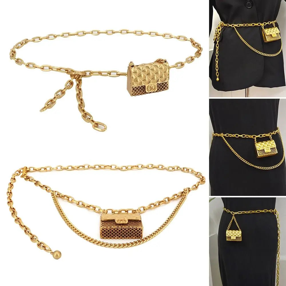 Chânelis | Bold Golden Waist Chain