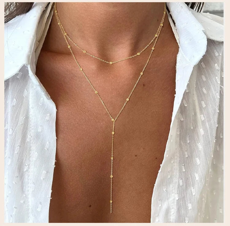 Éloria | Dainty Y-Lariat Elegance