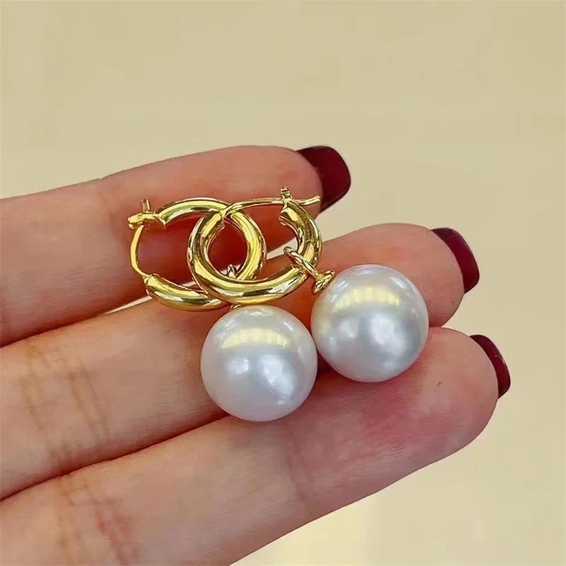 Aurivelle | South Sea Pearl Hoops