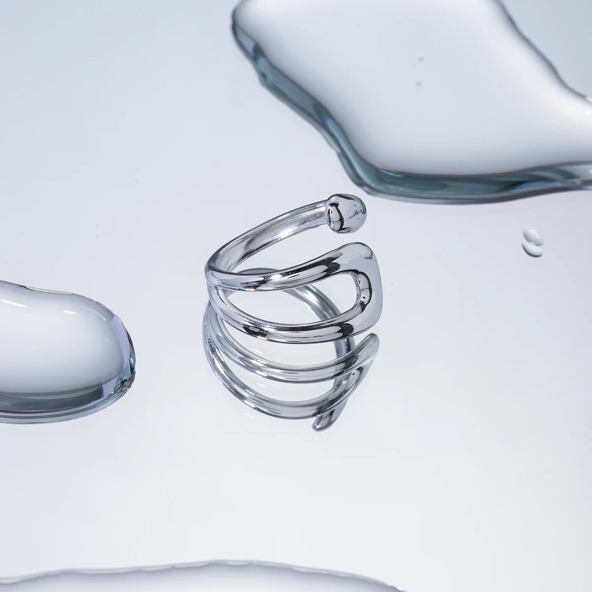 Aurevia | Sculpted Flow Rings