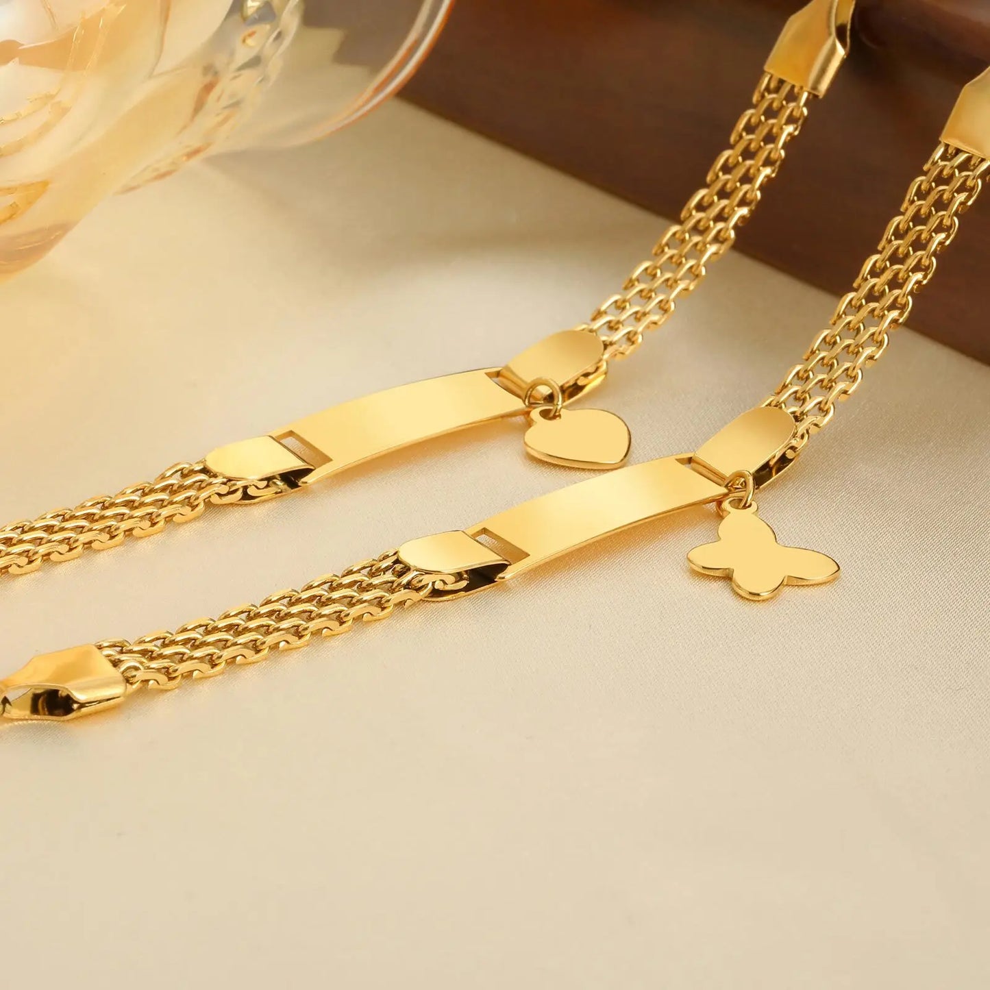 Twinklebond Bracelet | Gold-Tone Butterfly