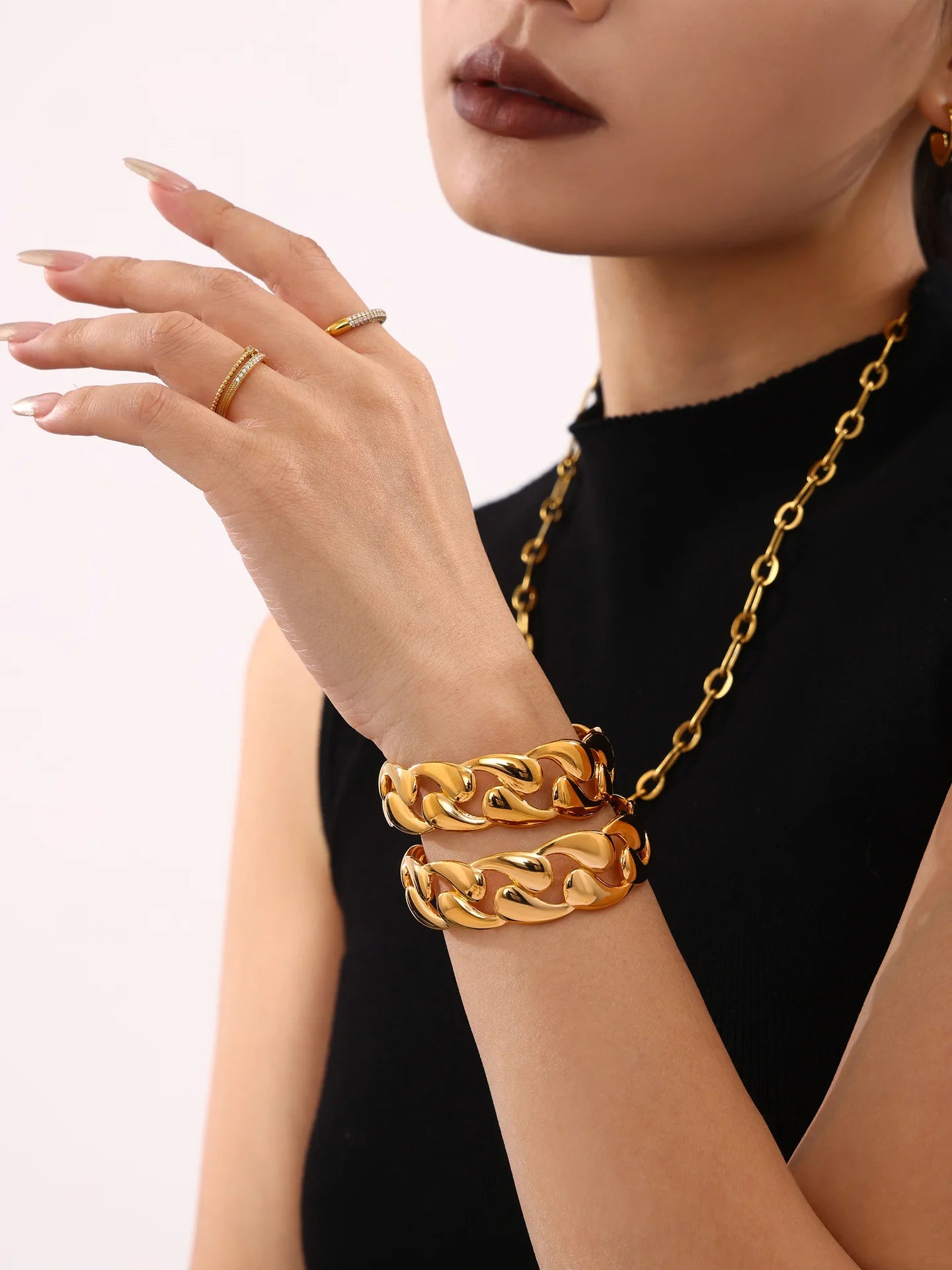 Elvara Drop | 18K Gold-Plated | Water-Inspired