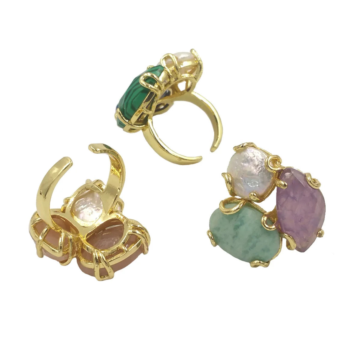Trévoia | Trio of Stones in Gold