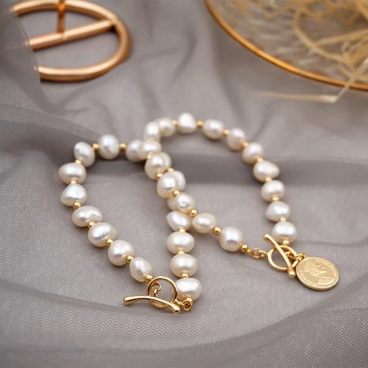 Baroque | Freshwater Pearl | Gold-Plated Charm