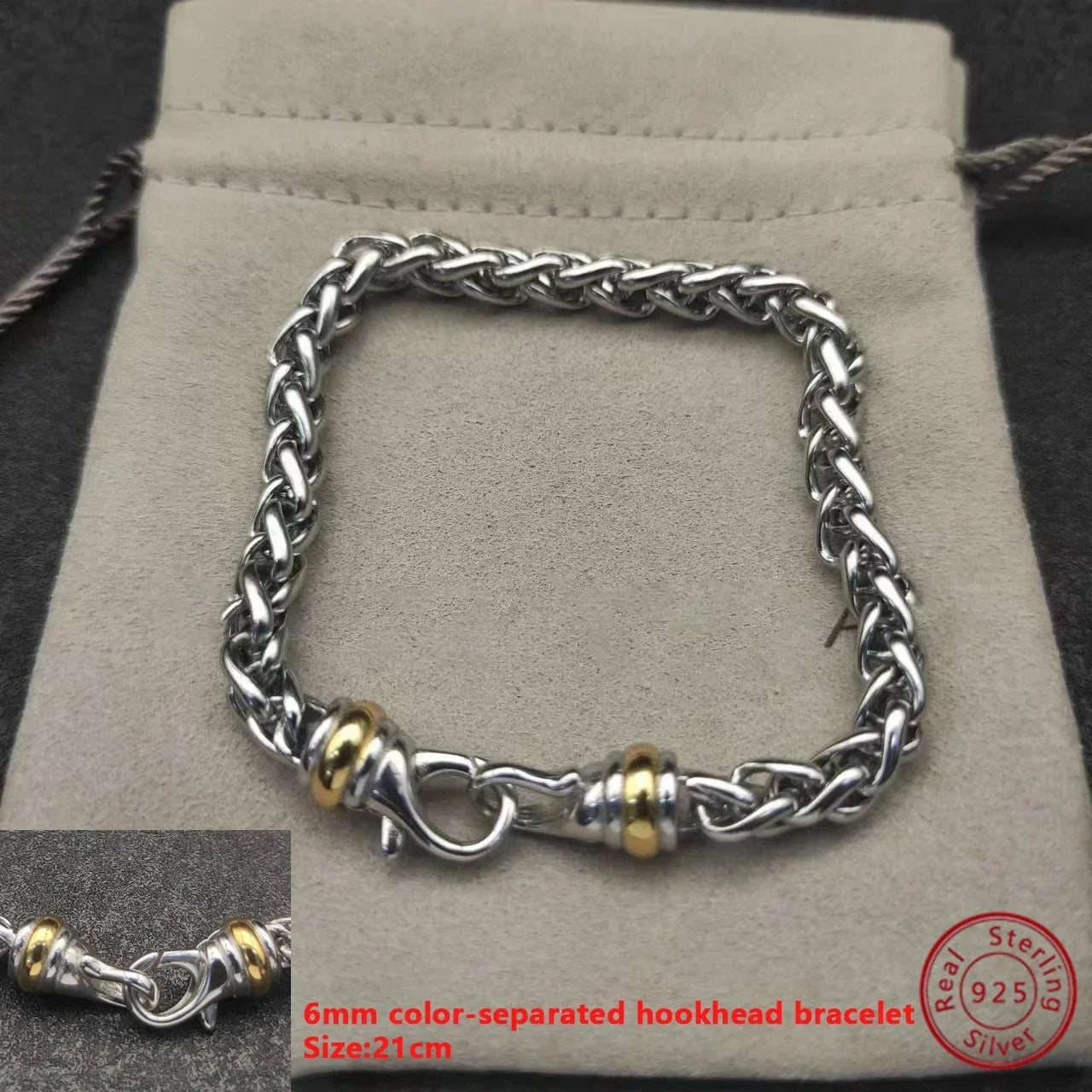 Éléganta | 925 Silver & Gold-Plated | Hookhead Byzantine