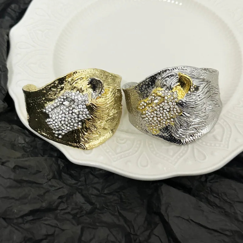 Leontius | Gold & Silver | Lion Head Motif